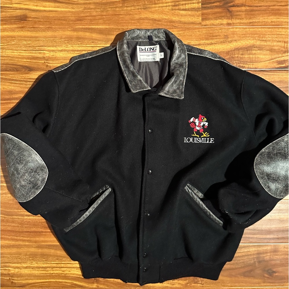 Delong Jackets & Coats Rare Vintage Delong Louisville Cardinals College Satin